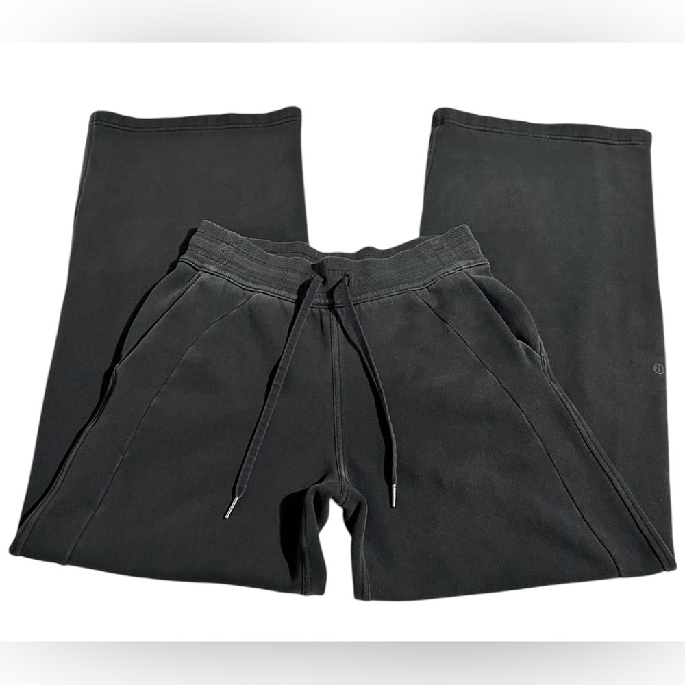 Lululemon Scuba Mid-Rise Wide-Leg Women’s Size 6 Black